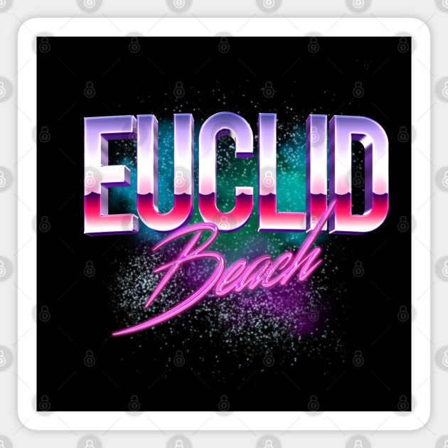 Euclid Beach Vaporwave Sticker by carcinojen